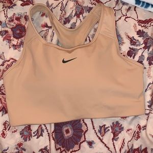 Large Tan Nike Sports Bra